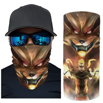 

Naruto Custom pattern Scarf Face Shield Tube Neck Gaiter Cover Head Bandana Soft Windproof Skiing Snowboard Headband Men Women