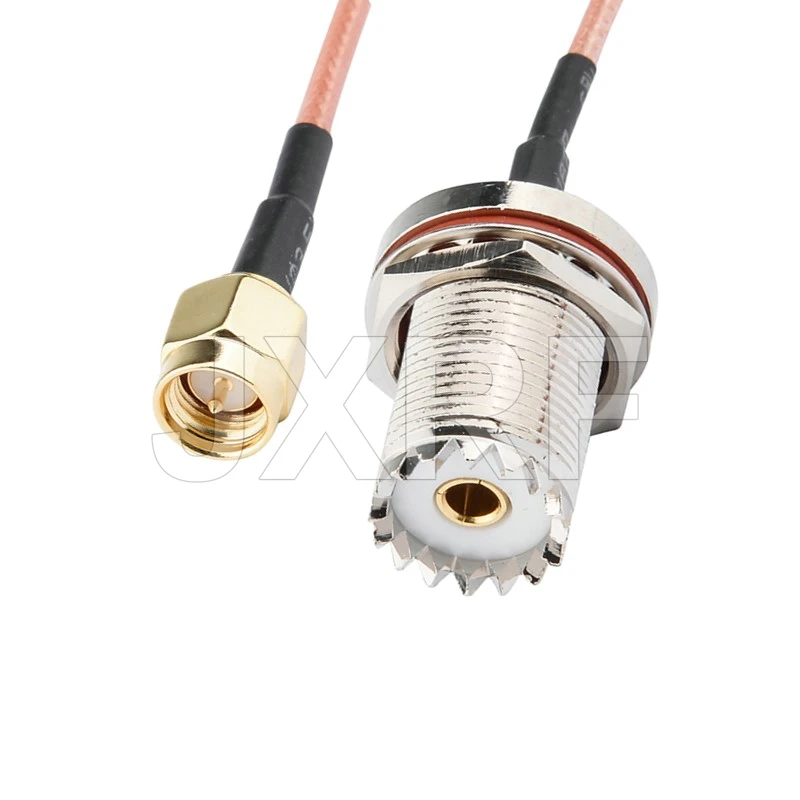 

The factory sales RF Coaxial cable UHF to SMA connrctor UHF female to SMA male Straight RG316 pigtail cable 15cm fast ship