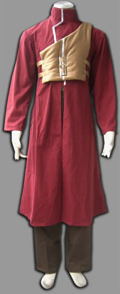 Anime Naruto Shippuden Gaara Red Cosplay Red clothes Costume Halloween