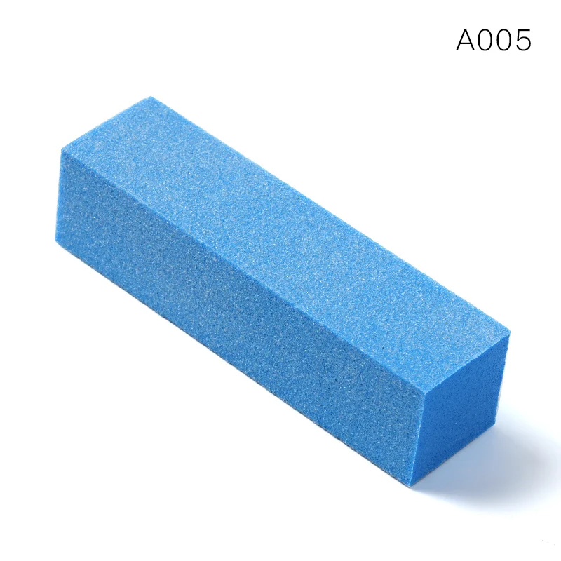 FOUR LILY Nail File Brush Durable Buffing Side Polishing Nails File Nail Art Tool Sanding UV Gel Polish Tools Mixed Color Block - Цвет: CQ02267