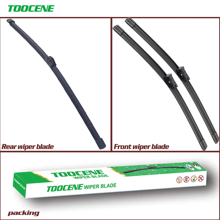 Front and Rear Wiper Blades For Audi A4 B8 Q3 2009 2016 Windshield