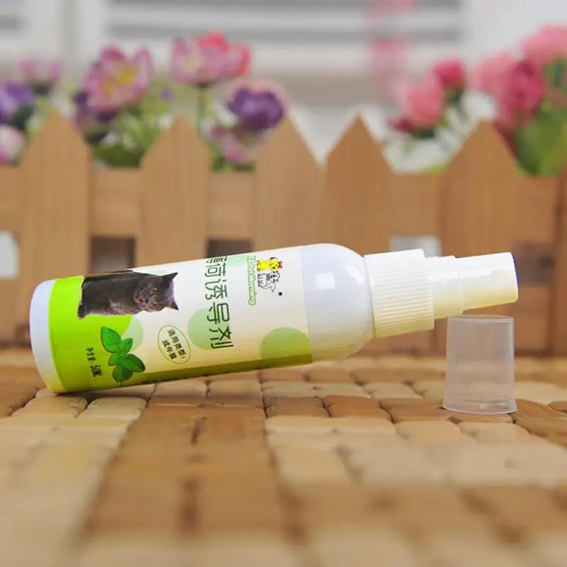 50ml Natural Nip Spray Scratch Inductor Pet Spray Funny Plate Extract Toy Freshing Supplies Non-toxic V8o6