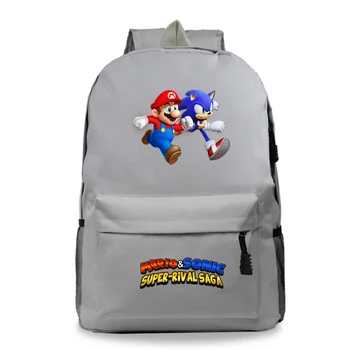 

Super Mario Sonic Backpack Super Mario Sonic Bag Travel Backpack Book Bags Knapsack Hiking Backpack School Shoulders Bag