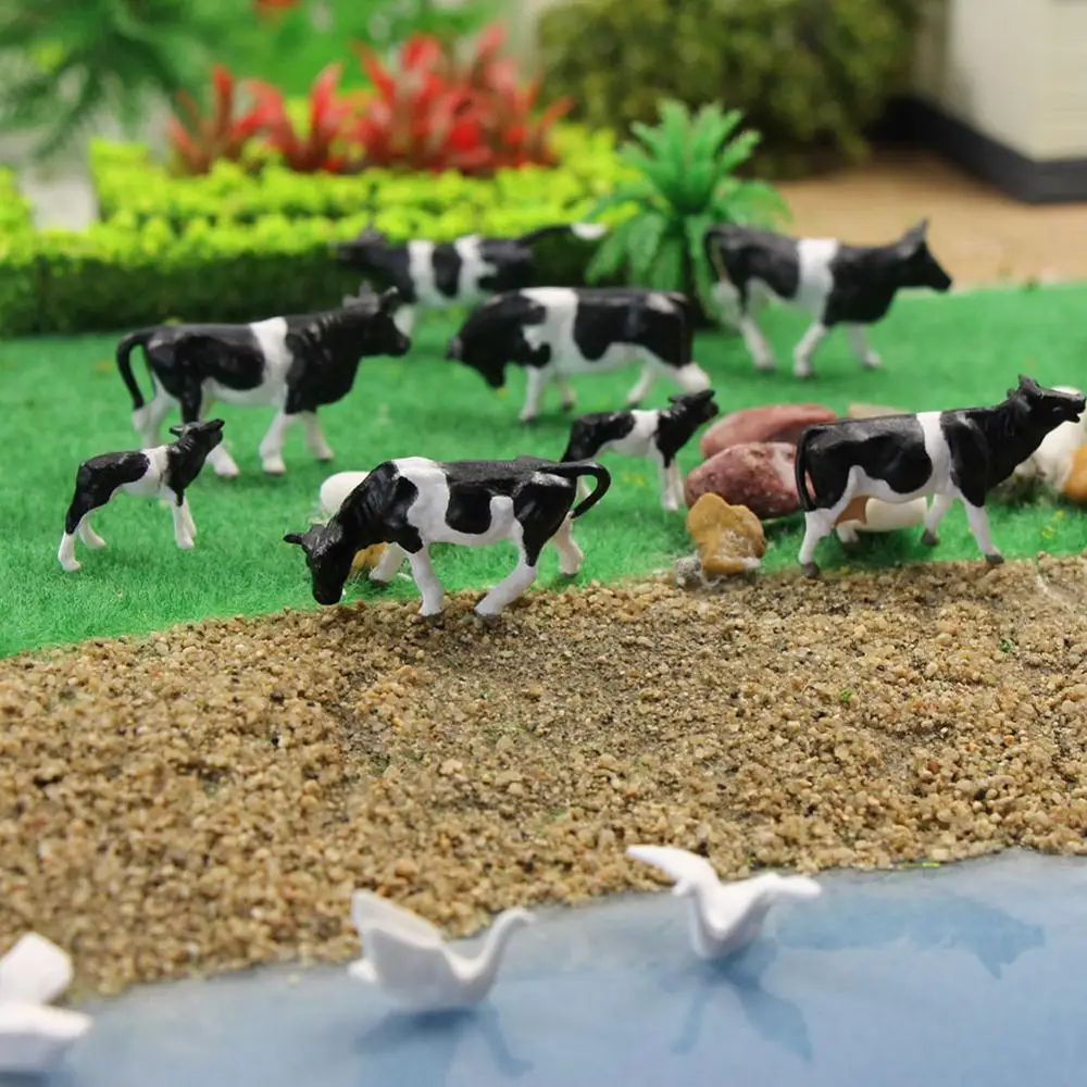 80 pcs HO painted Farm Animals #A 8 different poses 