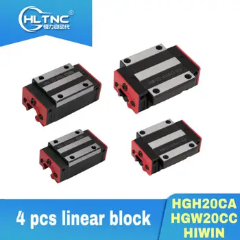 

Hiwin and HLTNC HGH20CA HGW20CC slider block match use HGR20 linear guide for linear rail CNC diy parts