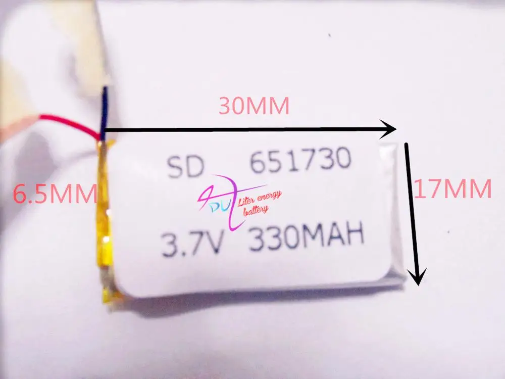 

best battery brand 3.7v lithium polymer battery 651730 small toys MP3 MP4 GPS navigation mobile power 701,730