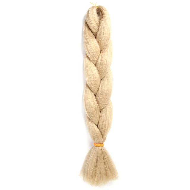 Natifah Jumbo Braiding Hair For Afro Curls Jumbo Box Braids Hair Kanekalon For Hair Afro Extensions Braids Synthetic Fake Hair 24