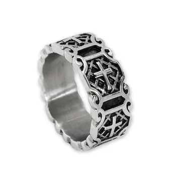 

Ring men's personality ring men's and women's lucky fortune transfer natal year personality tide male domineering ring