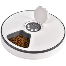 Автоматическая кормушка для домашних животных, дозатор для собак, кошек и маленьких животных-Особенности распределительной сигнализации, запрограммированный таймер самостоятельной 6 еды