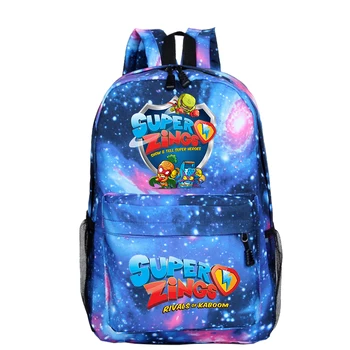 

Mochila Super Zings Backpack Women Bookbag Para Hombre Plecak School Bags for Girls Homme Galaxy Small Backpack Kids