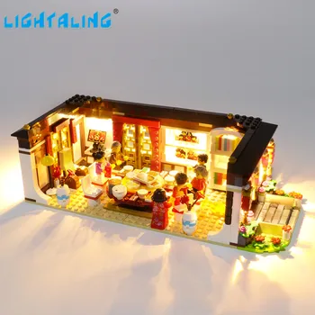 

Lightaling Led Light Kit For 80101 Chinese New Year's Eve Dinner Building Blocks Compatible With 46001 ( Lighting Set Only )