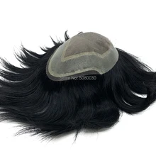 На заказ моно кружевная основа индийский парик из натуральных волос натуральный волос