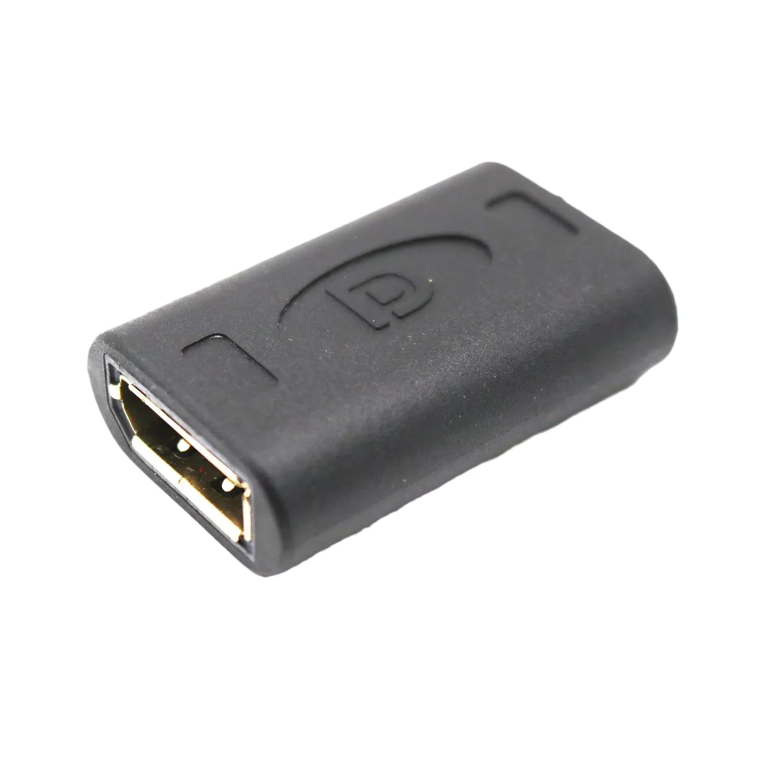 

Displayport to Display port Coupler DisplayPort DP Female to DP Female Convertor Extension Adapter Black Connector Extender