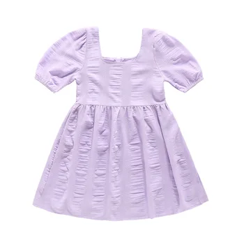 

white chiffon dress age for 3 - 14 yrs teenage girls princess costume 2020 new summer children clothes loose simple kids frocks