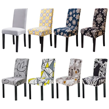 

Spandex Chair Cover Elasitc Stretch Dining Seat Cover for Banquet Restaurant Hotel housse de chaise Anti-dirty Chair Covers