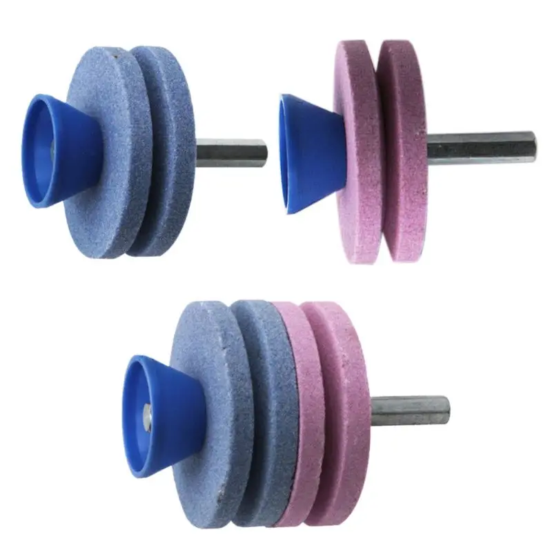 

New Faster Blade Sharpener Lawn Mower Grinding Rotary Drill Cut Lawnmower Blade Sharpener Grinding Tool