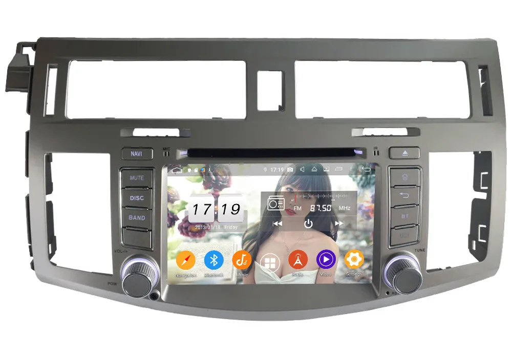 Klyde 4G Android 9,0 Восьмиядерный 4 Гб ОЗУ 64 Гб ПЗУ DSP BT автомобильный DVD мультимедийный плеер радио gps ГЛОНАСС для Toyota Avalon 2005-2010