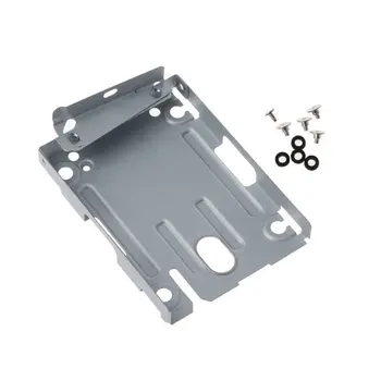 

1Set Hard Disk Drive HDD Base Tray Mounting Bracket Support for Playstation 3 PS3 Slim S 4000 With Screws