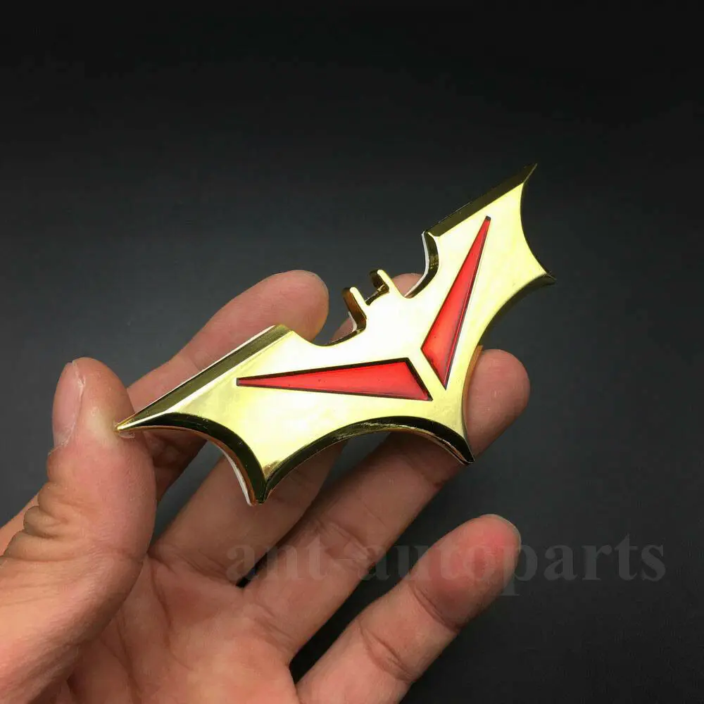 

Metal Gold Batman Dark Knight Mask Emblems Car Badge Decal Motorcycle Sticker