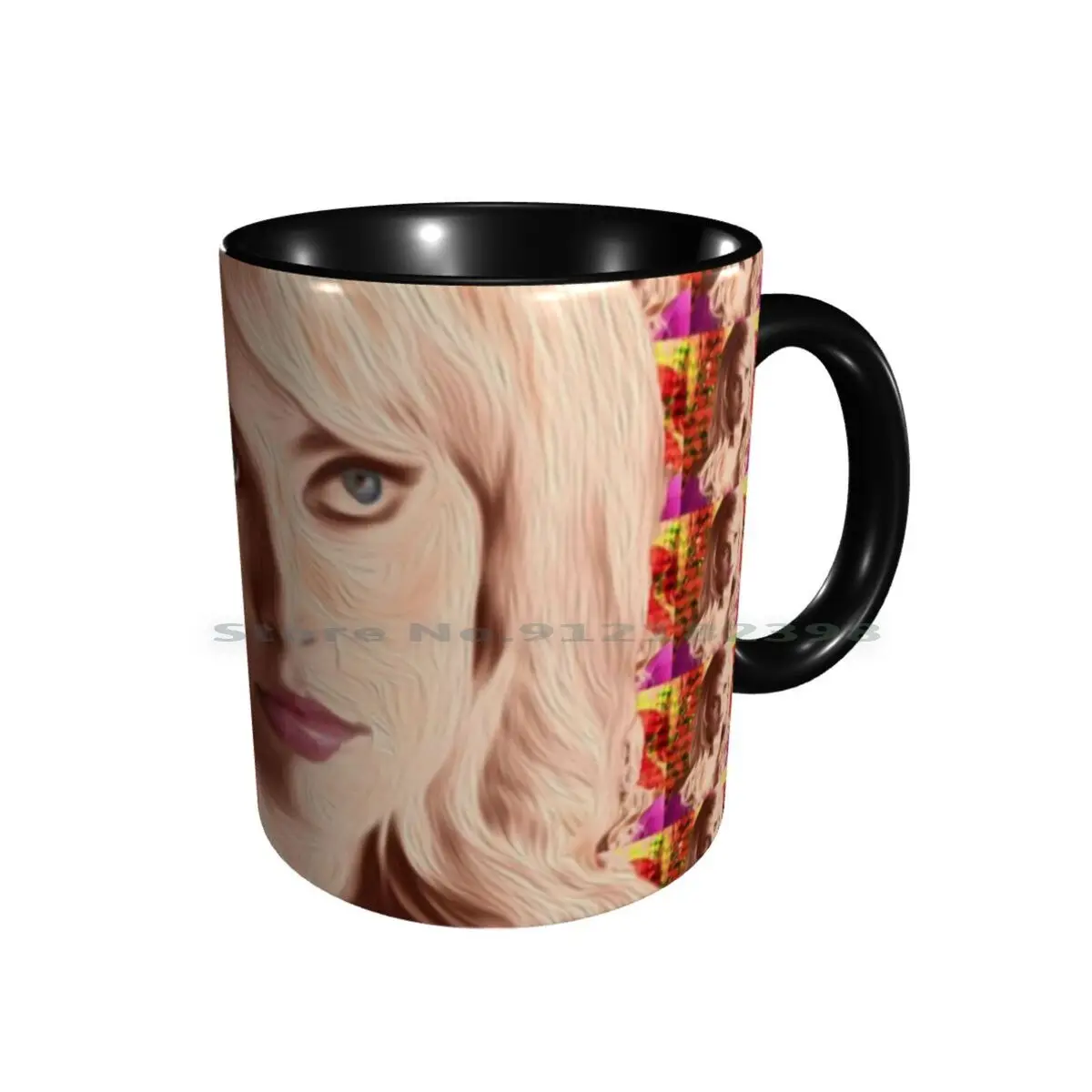 novelty gift xmas Margot Robbie Coffee mug tea cup 