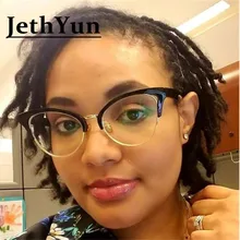 Роскошные дизайнерские декоративные очки, сексуальные женские солнцезащитные очки "кошачий глаз", оправы для очков, прозрачные линзы, модные компьютерные очки для женщин