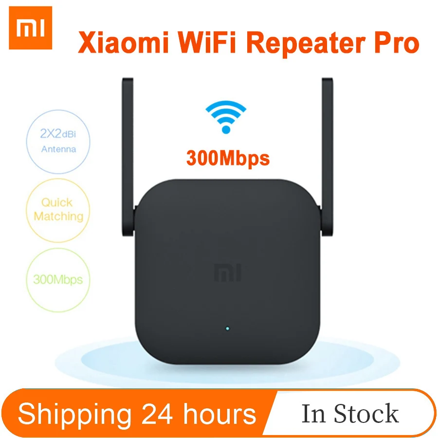 Оригинальный Xiaomi Wi Fi ретранслятор Pro 300 м WiFi усилитель 2 4G расширитель сигнала Roteador