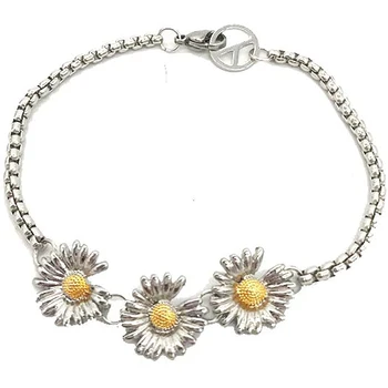 

G-Dragon Peaceminusone Daisy Bracelets GD Rhinestone Crystal Clips Bracelets Accessories