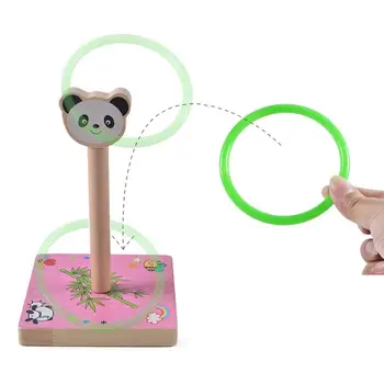 

Hoop Ring Toss Plastic Toss Garden Game Pool Toy Outdoor Set Funny Kids Sport Toys Pool For Children Gift 5 Throwing Rings Games