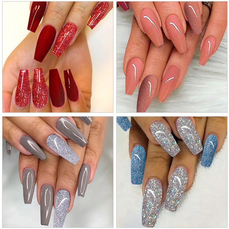 Azure beauty 2 шт./лот набор УФ лаков для ногтей Блестящий цветной гель лак для дизайна ногтей маникюр впитываемый базовый верхний слой стойкий гель