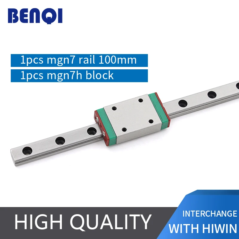 HOT SELLING 7mm Linear Guide MGN7 L100mm+ 1pc MGN7H CARRIAGE | Обустройство дома