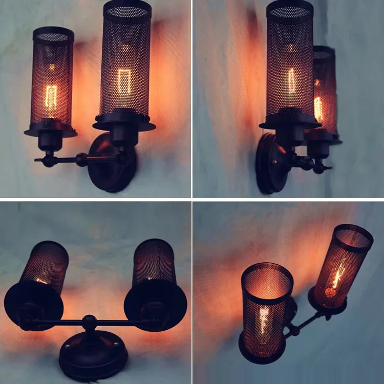 

American Loft Wall Lamp ASCELINA Long Swing Arm Wall Lamps Adjustable Metal Led Wall Light home lighting for Bedroom/Restaurant