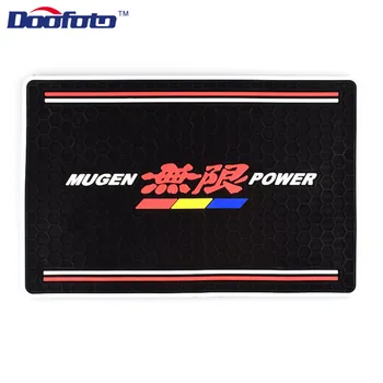 

Doofoto Car Styling Anti Slip Mat For Honda Mugen Power Civic Accord CRV Hrv Jazz Accessories Dashboard Pad Interior Sticker
