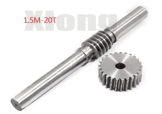 

Outer diameter:34.5mm 1.5M-20Teeths Inner Hole:8mm Reducer Worm Gear Worm Large Transmission Ratio 45# Steel Turbine Worm 0.09g