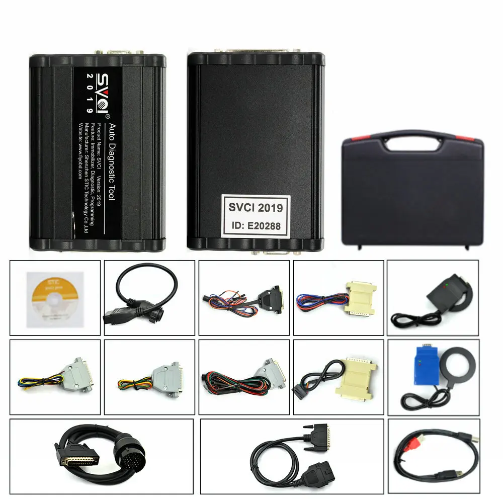 SVCI FVDI ABRITES Commander с программным обеспечением крышка VVDI2 Avdi ABRITES сканер полный FVDI SVCI - Цвет: 2019