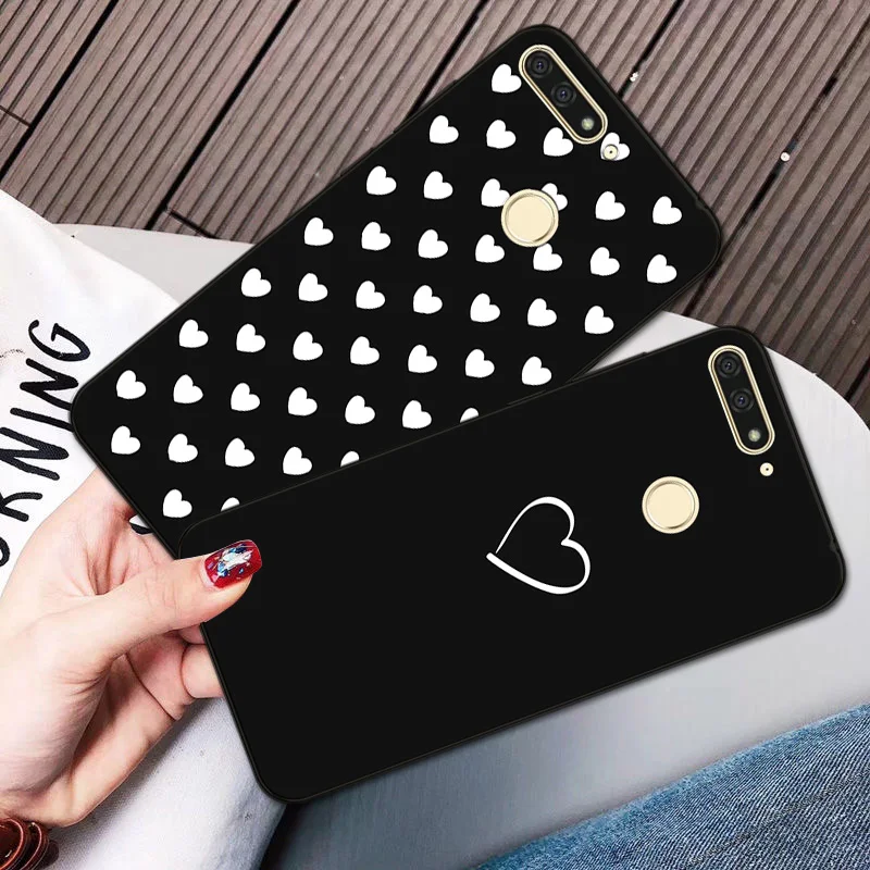 

Phone Case For Huawei Honor 8S 8A 7S 7C RU 5.7 7C 5.99 Black TPU Y7 7A Pro Y5Lite Y5 Y6 Y7Prime 2018 Cover Y5 Y6 2019 Nova2 Lite