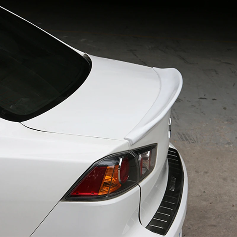 Неокрашенный праймер для заднего багажника Mitsubishi Lancer Evo D Style ABS спойлер крыло 2008