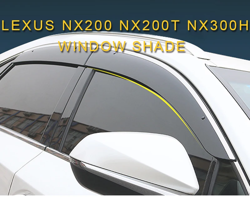 Carманго для LEXUS NX200 NX200t NX300h автомобильные тенты, укрытия для окон, защита от солнца и дождя, защитная крышка, накладка, наклейка, аксессуары