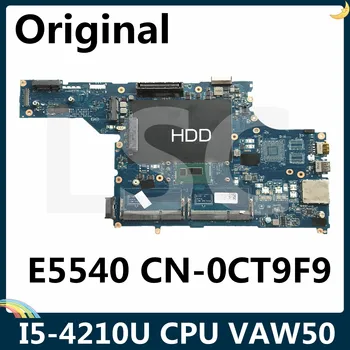 

LSC For DELL Latitude E5540 Laptop Motherboard CN-0CT9F9 0CT9F9 CT9F9 With SR1EF I5-4210U CPU VAW50 LA-A101P