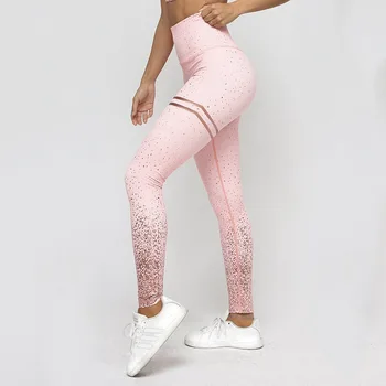 

Trending Products 2019 Hot Sale Women Metallic Foil Print Leggings Fitness Leggings Womens Plus Size Fashions