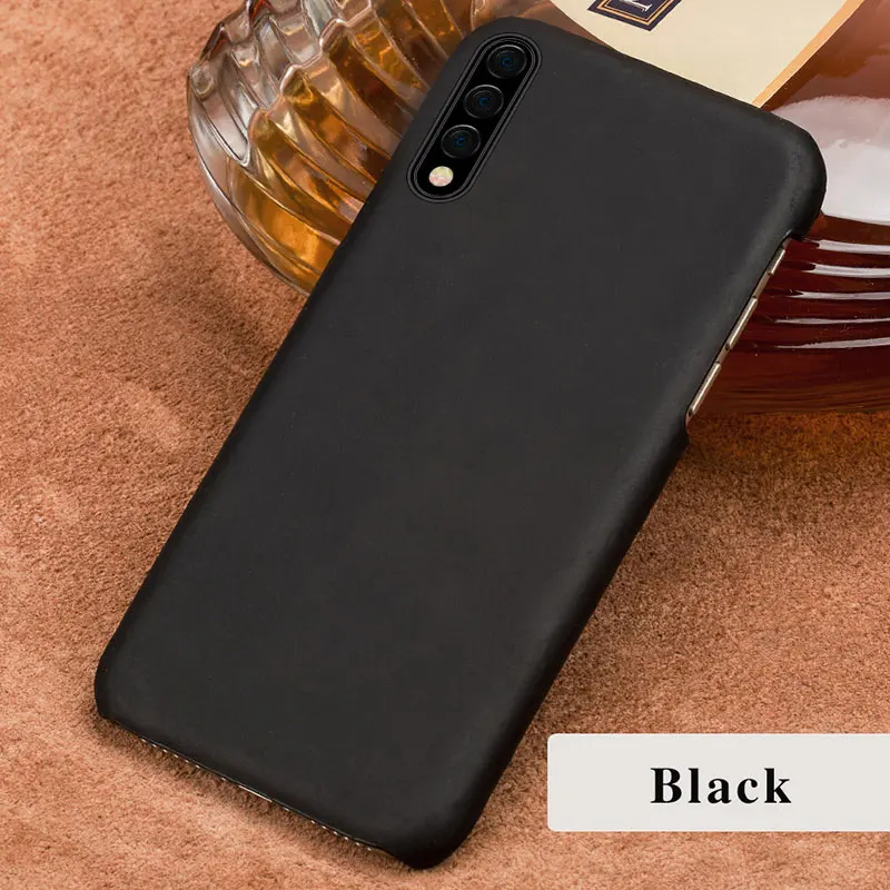 Натуральный подтягивание кожи чехол для телефона для samsung Galaxy a50 a70 a30 a10 a8 a7 S10 E, S10 Plus, S8 Plus, S7 Edge, S9 Plus, Note 10 9 8 Примечание 10 pro крышка для s10 s9 s8 Plus Note 9, 10 лет - Цвет: Черный