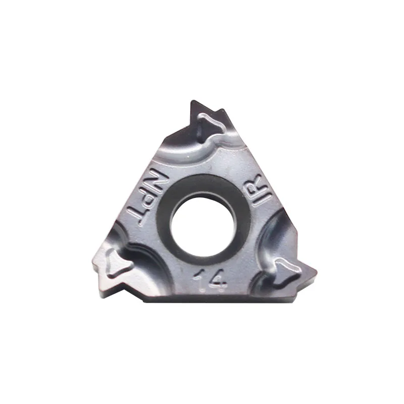 10pcs 16IR 14 NPT Thread 16IRM 14 NPT 60 Angle Thread Turning Tool Tungsten Carbide Insert Threading Lathe