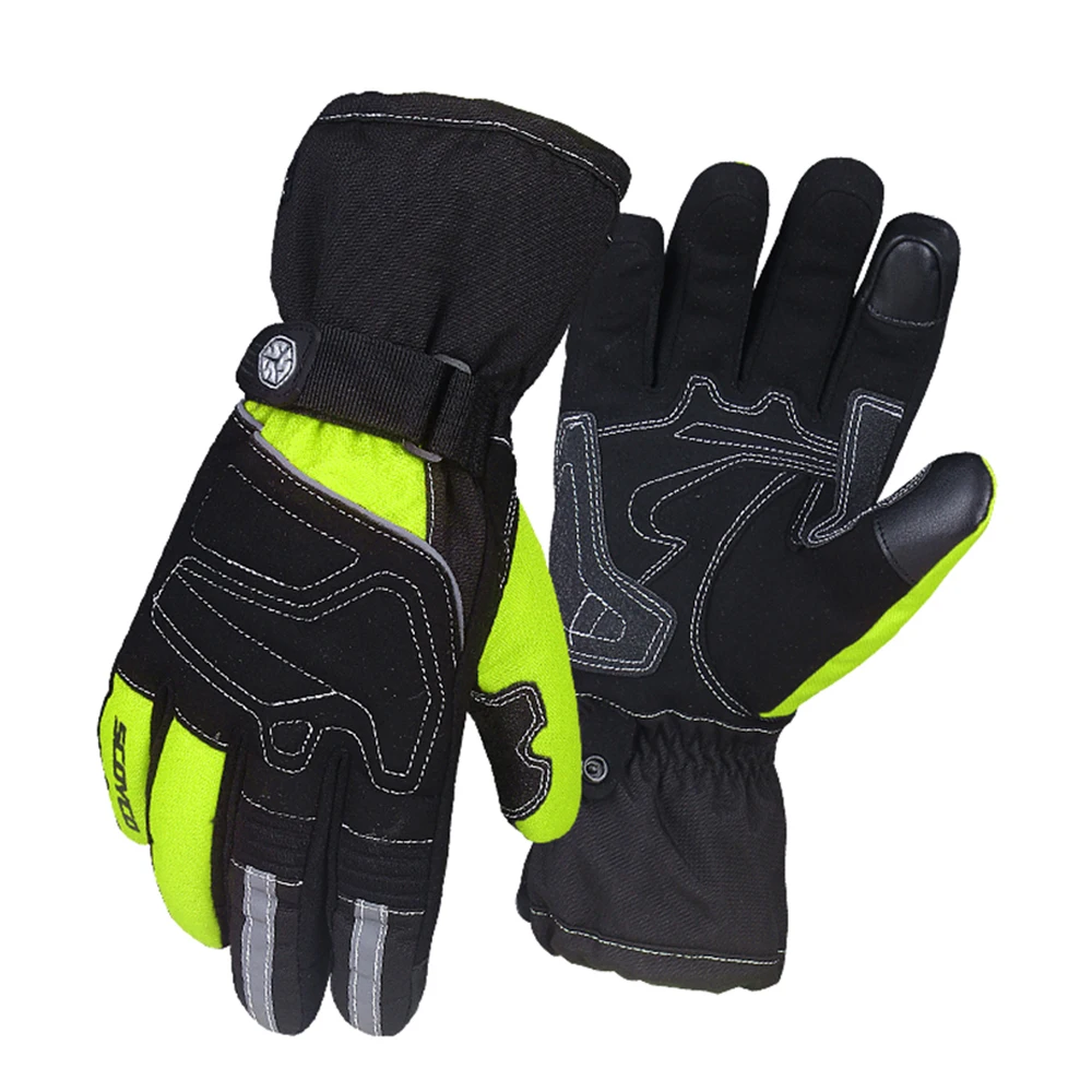 SCOYCO перчатки для мотоцикла Guantes Moto Сенсорный экран перчатки ветрозащитные Gant Мото Мотоцикл Мотокросс Гонки перчатки для верховой езды - Цвет: MC30 Green