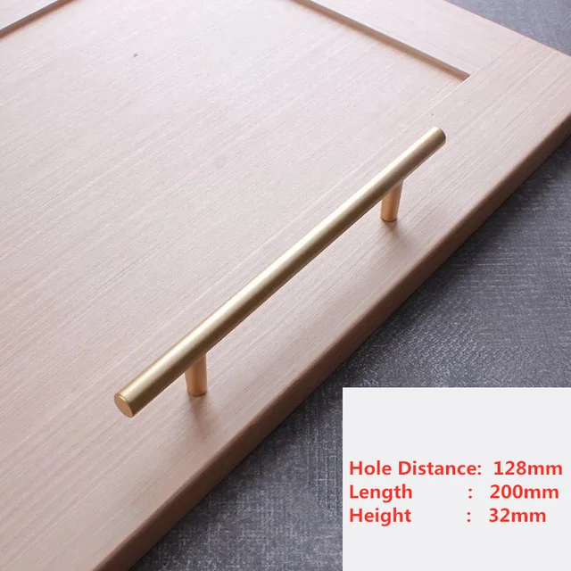 Handles Drawer Cabinet Furniture Kitchen Handles for Cabinet Knob Door Drawer Furniture Kitchen Pearl Golden Simplicity Hardware 8835-128