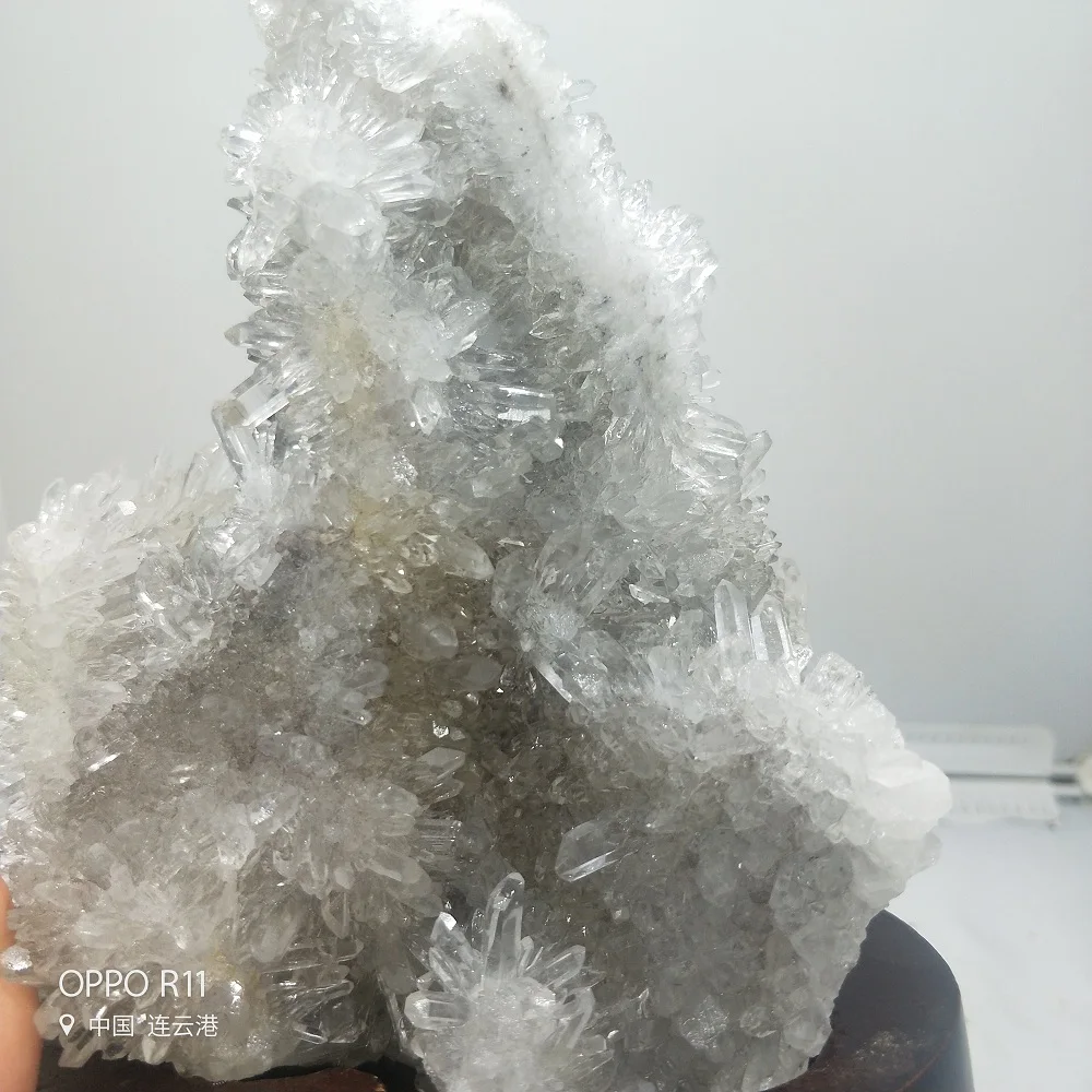 Натуральный белый кристалл кварц кластера минеральный нунатак украшения чакра исцеления камень «reiki» колонна