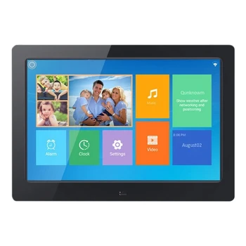 

Digital Photo Frame 10 Inch WiFi Cloud Photo Frame Contact IPS Full-View Electronic Album 1080P HD(EU Plug)