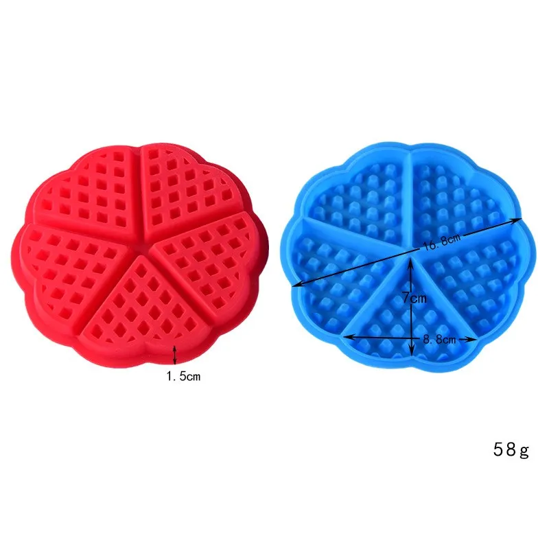 Утолщенная форма в форме сердца из 5 предметов для микроволновки печенья