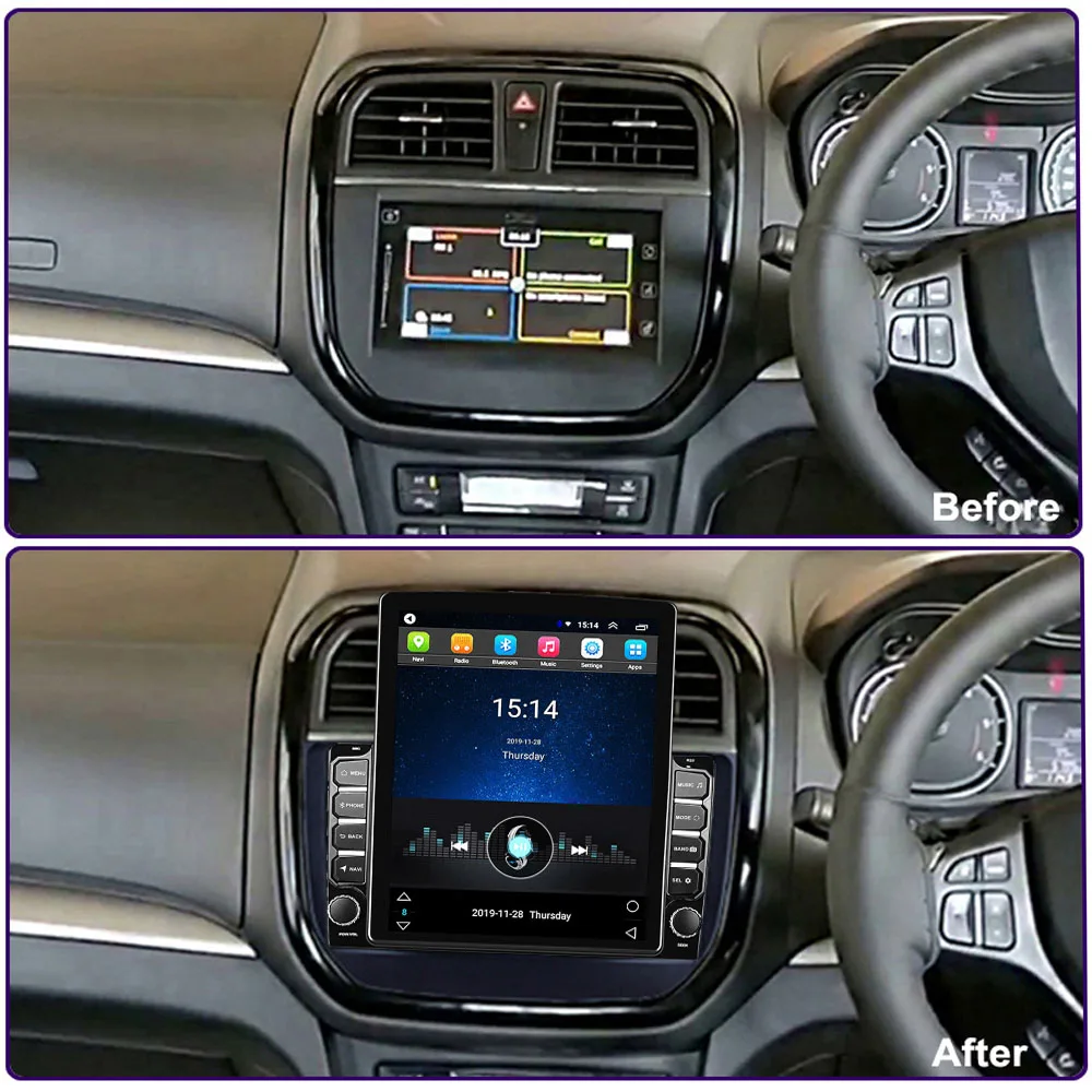 For Suzuki Vitara Brezza 2016 2019 9.7 