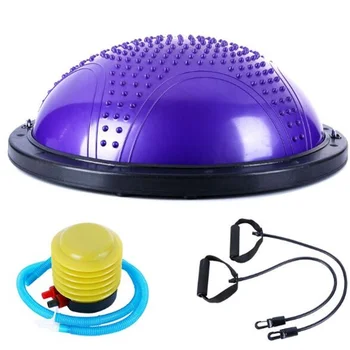 

58CM Thicken Yoga Half-Ball Explosion-Proof Yoga Ball Balancing Ball Fitball Stabilizer Gym Pilates