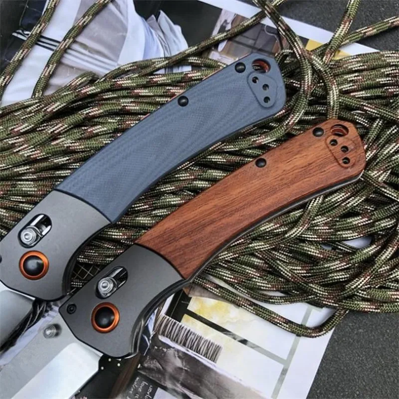 HS инструменты 15080 нож серый G-10/деревянная ручка тактические ножи Открытый лагерь выживания Складные Ножи EDC инструмент