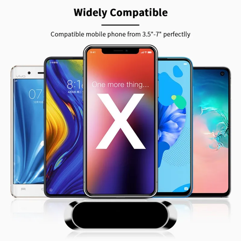 Автомобильный держатель для телефона Поддержка магнитный держатель телефона автомобильный линейный Форма удобный держатель сотового телефона для авто дома и офиса стены